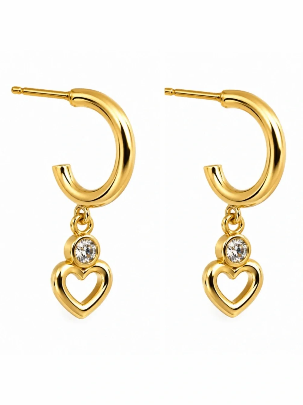 🆕 KATE SPADE • Gold Shining Spade Huggies Hoop Earrings